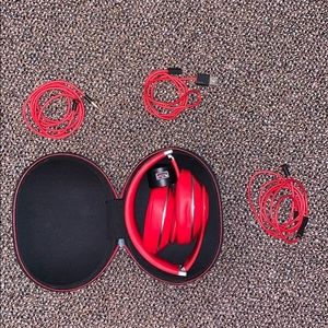 red beats by Dre headphones